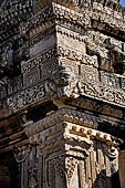 The cluster of red brick temples, named Khay-min-gha on the map on the North plain of Bagan. Myanmar. 